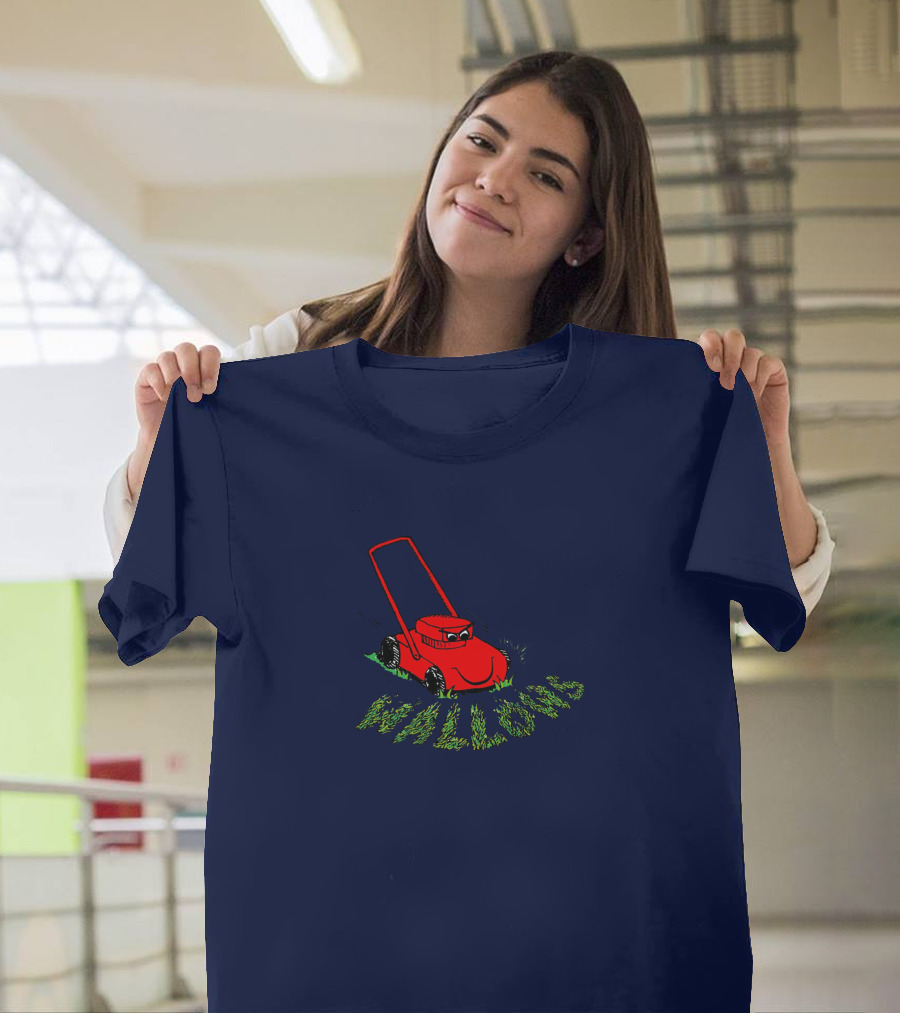 Wallows Lawnmower Grass Cut Red Machine Graphic Merchandise T-Shirt