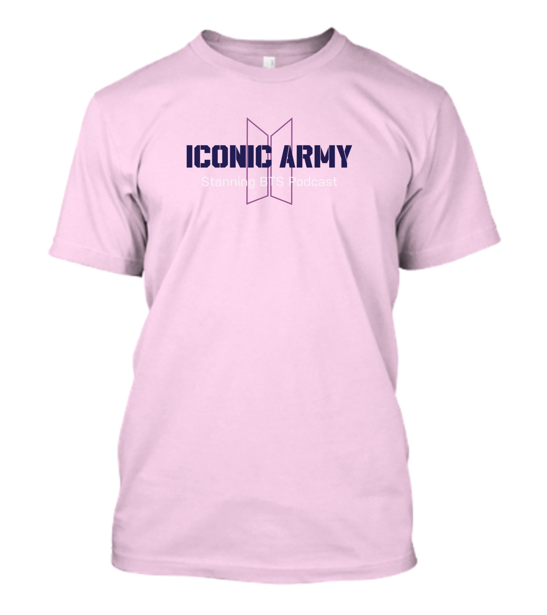 Iconic Army Stanning BTS Podcast T-Shirt