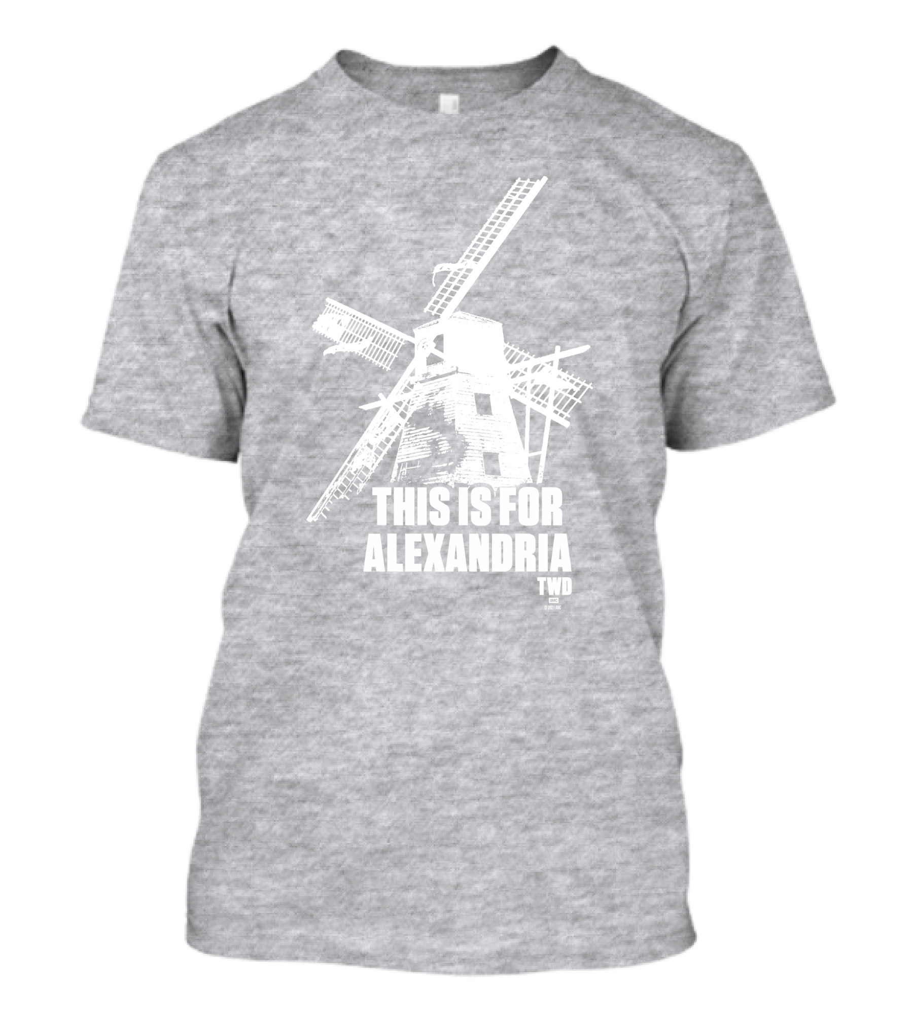 The Walking Dead TWD This Is For Alexandria Windmill T-Shirt