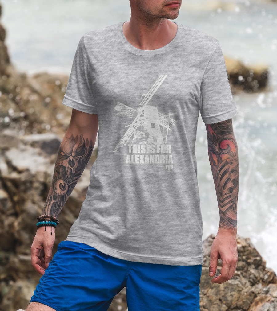 The Walking Dead TWD This Is For Alexandria Windmill T-Shirt
