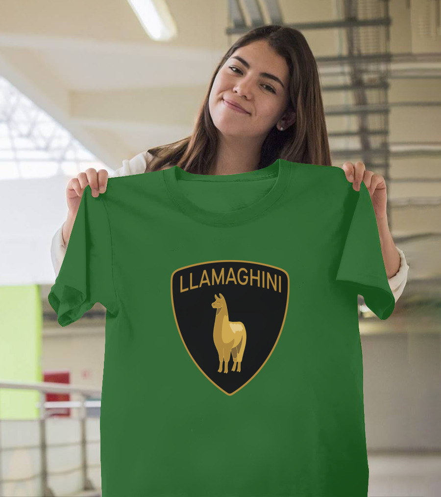 Llamaghini III Blipshift Shea Adam Emblem T-Shirt
