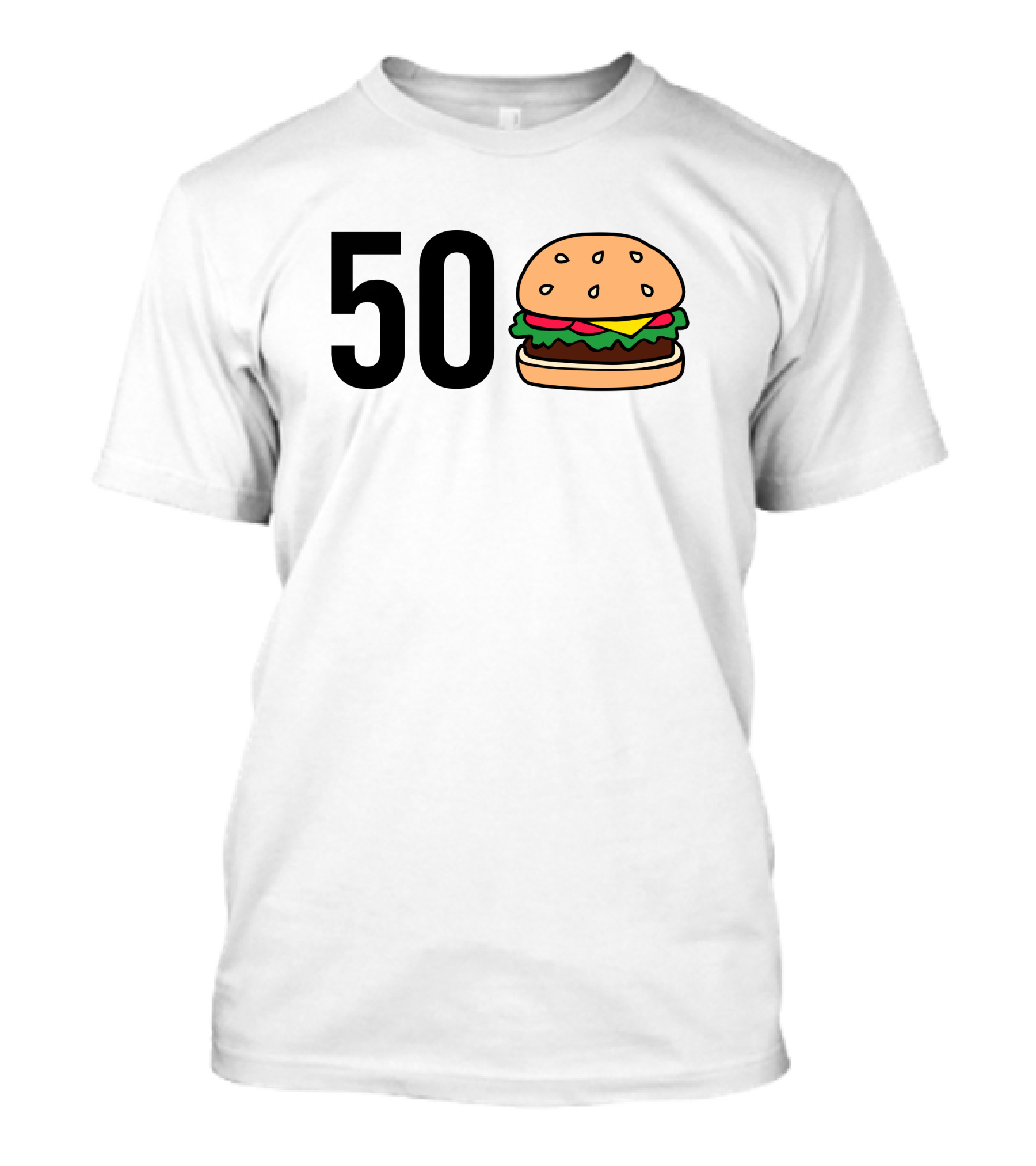 50 Burger Colton Korn 50 Hamburger Cheeseburger T-Shirt