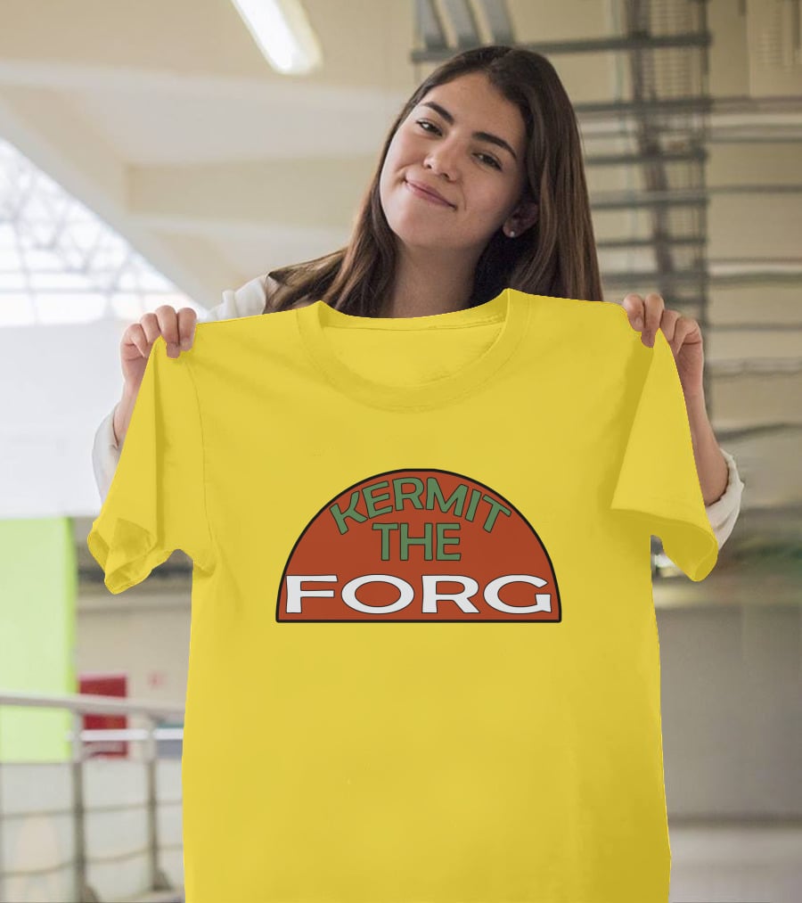 Kermit The Forg Muppet History Parody Humorous Play On Muppets Iconic Reference T-Shirt