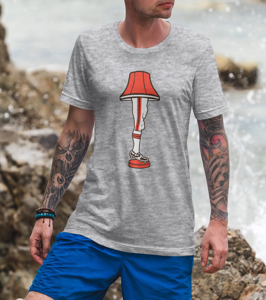 Jimmy Haslam WeBleedOhio Cleveland Football Leg Lamp T-Shirt