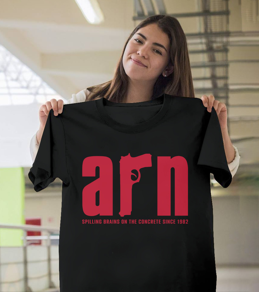 Arn Anderson Spilling Brains on the Concrete Since 1982 Sopranos Gimmicks T-Shirt
