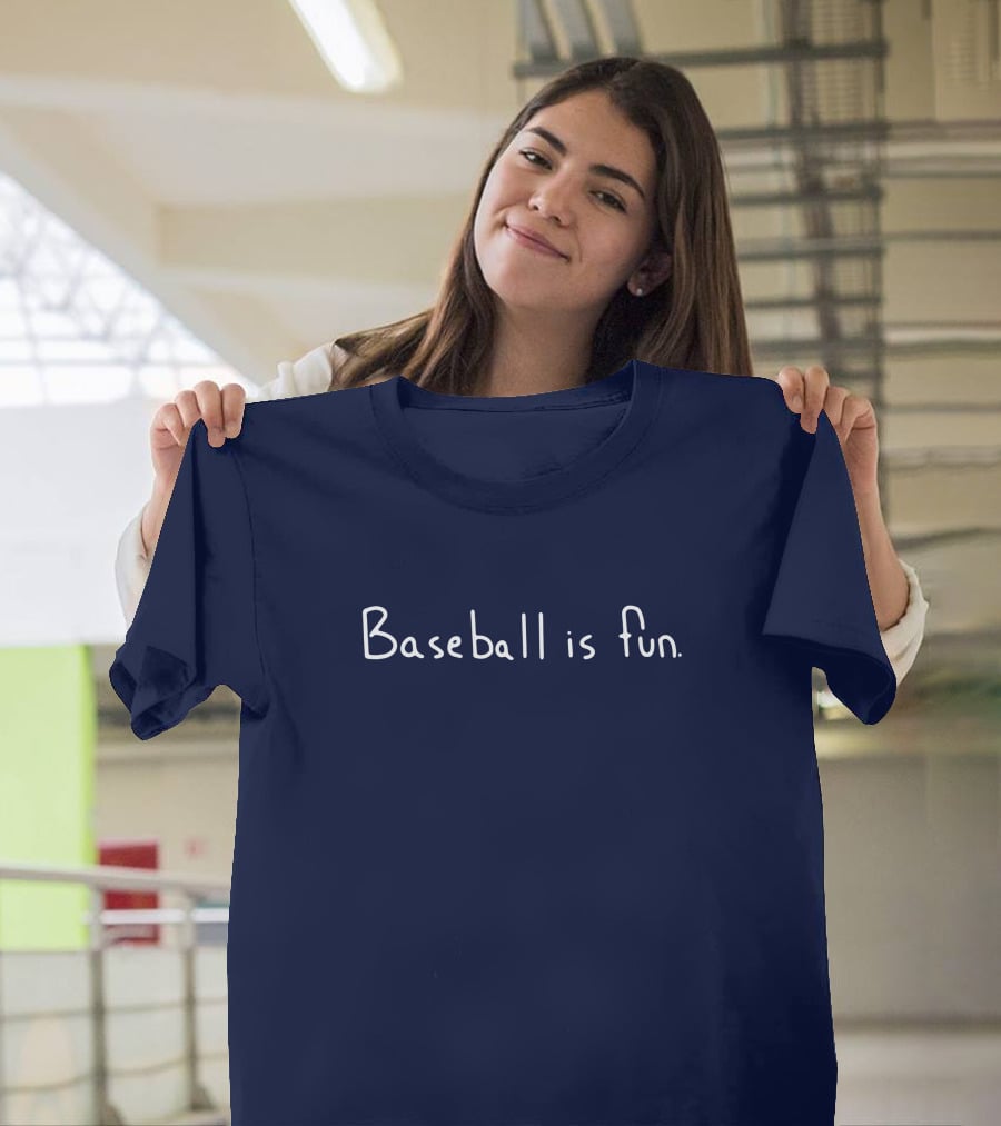 Brett Phillips Baseball Is Fun Full Cut4 T-Shirt