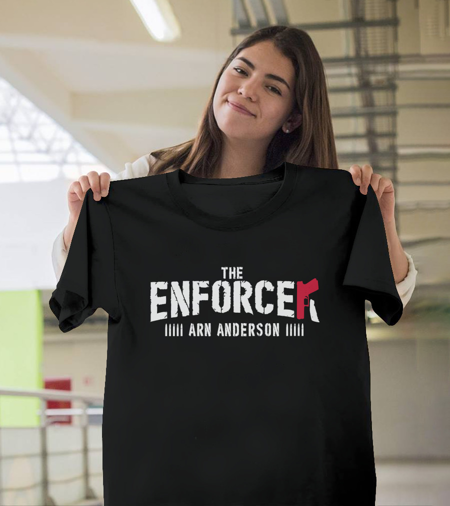 The Enforcer Arn Anderson Bullet Design Box Of Gimmicks T-Shirt