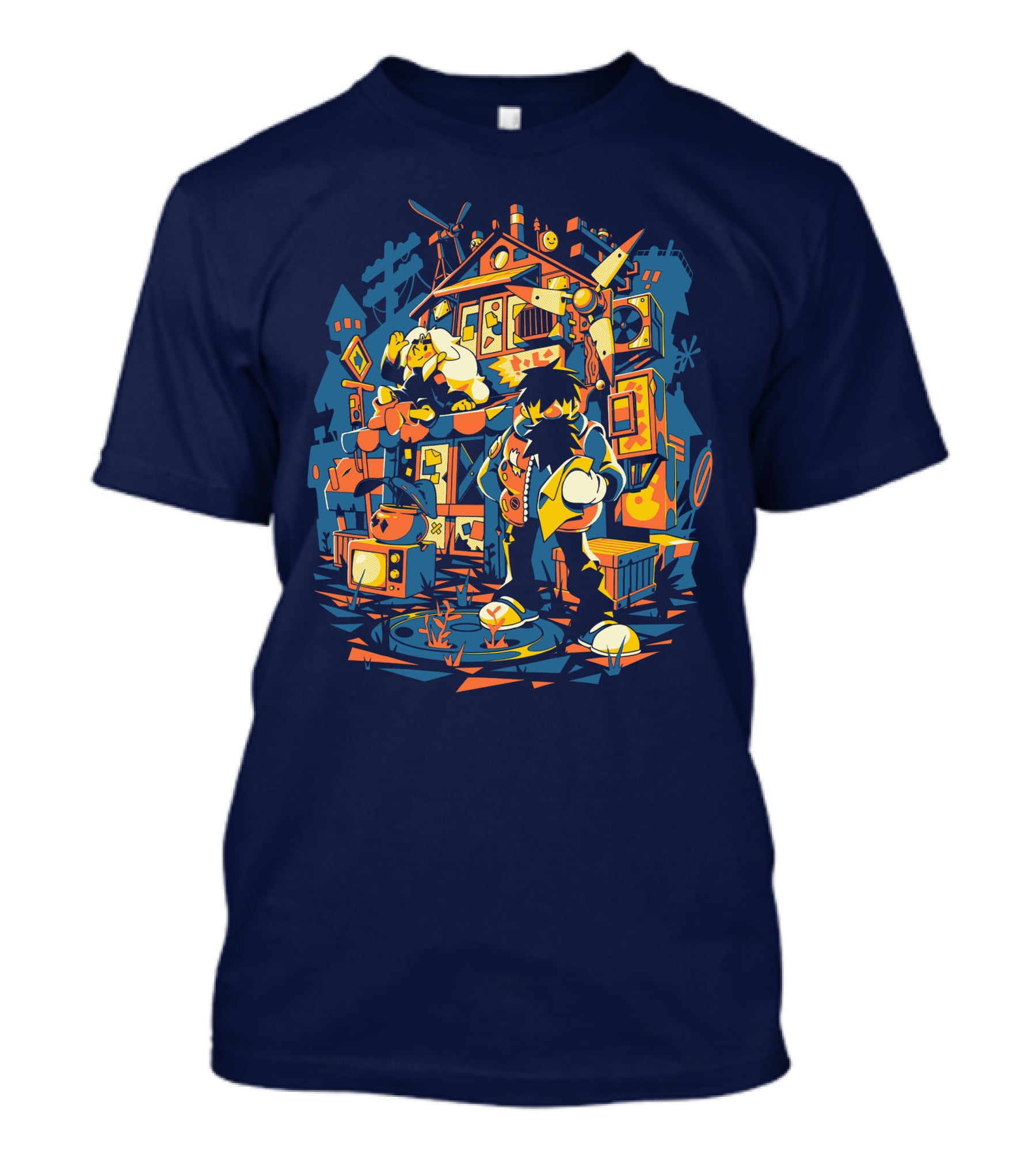Adventure Bound Eastward Fangamer Video Game Art Retro Style Journey T-Shirt