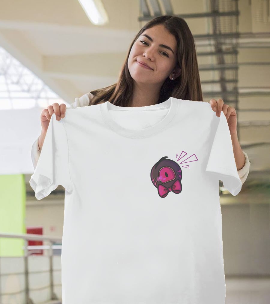 Kaden Shop Merch Fancy Eye Pink Bow Character T-Shirt