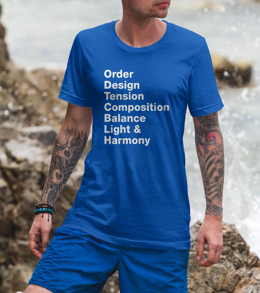 Order Design Tension Composition Balance Light And Harmony T-Shirt