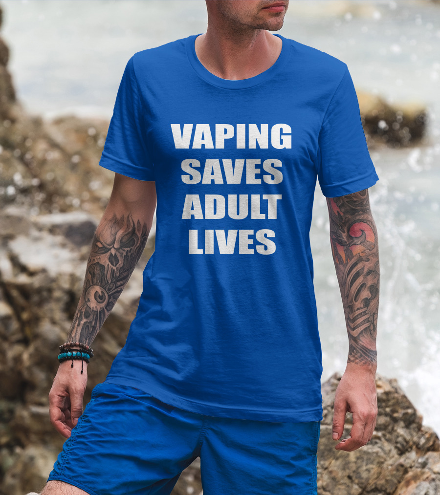 Vaping Saves Adult Lives Amanda Wheeler Advocacy Support White T-Shirt