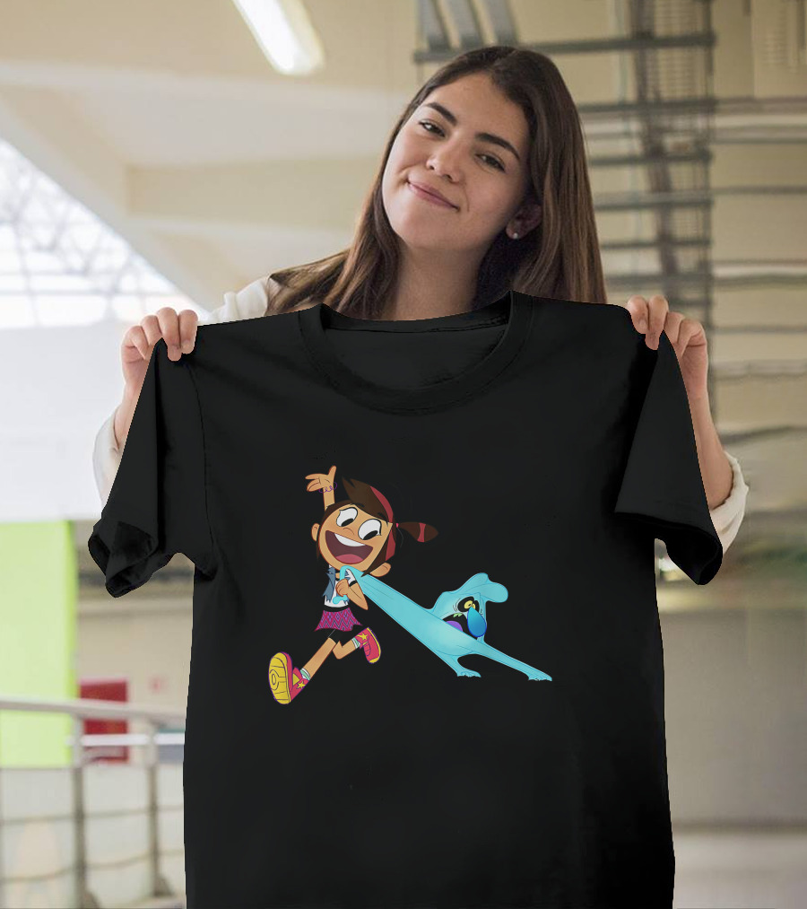 Disney Channel The Ghost And Molly McGee Characters Playful Animation T-Shirt