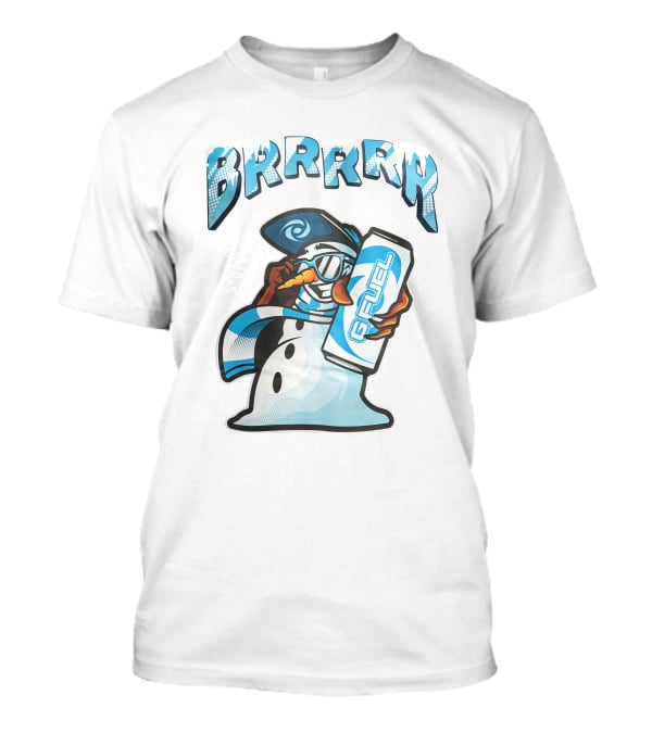 G Fuel Brrrrr Snowman Energy Drink Winter Theme Meta Threads T-Shirt