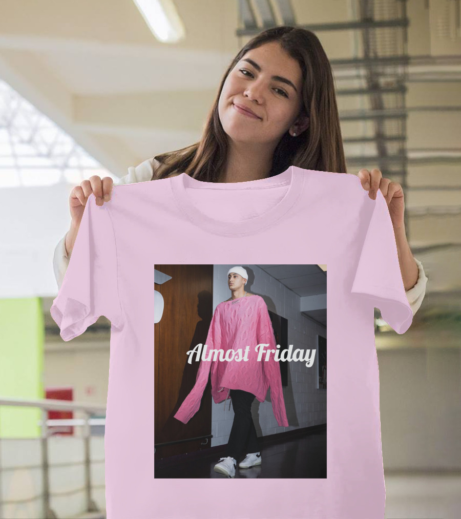 Almost Friday Kyle Kuzma Pink Sweater Fashion T-Shirt