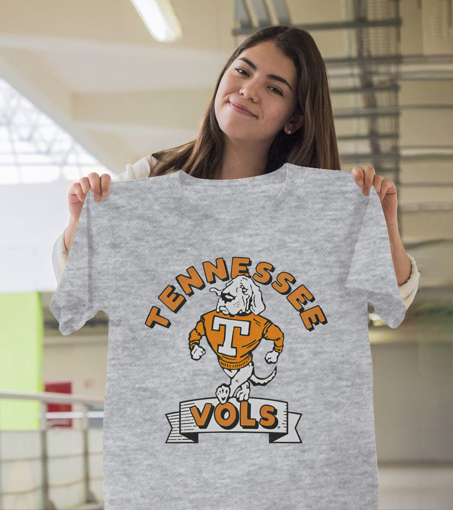 Chris Lofton Tennessee Vols Vintage Smokey Mascot Homefield T-Shirt