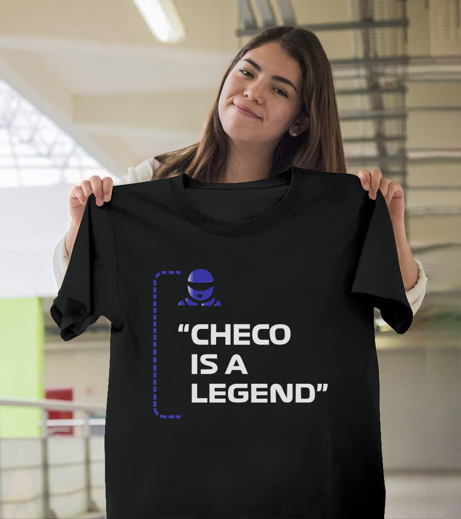 Checo Is A Legend Sergio Pérez Racing Helmet T-Shirt