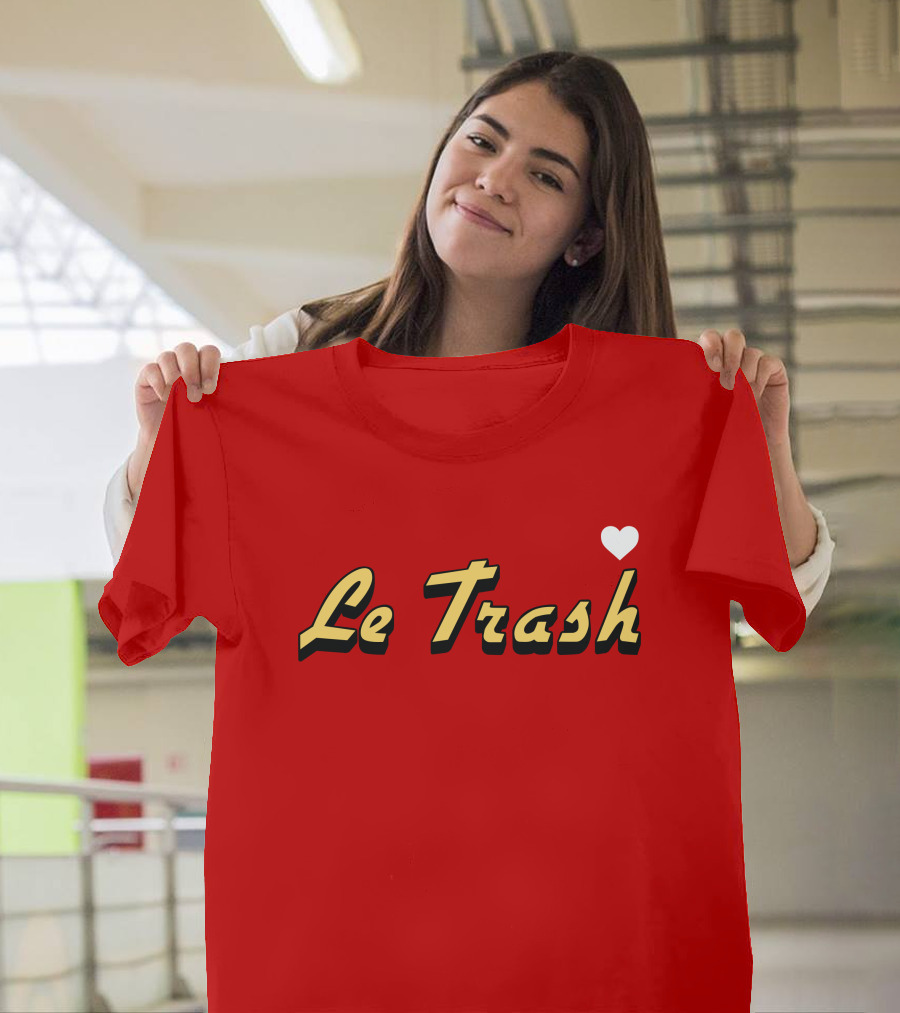 Le Trash Prime Video Fatin Jadmani Heart T-Shirt