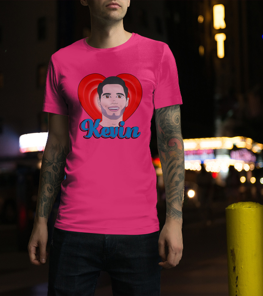 Kevin Fiala Heart Design Minnesota Wild T-Shirt