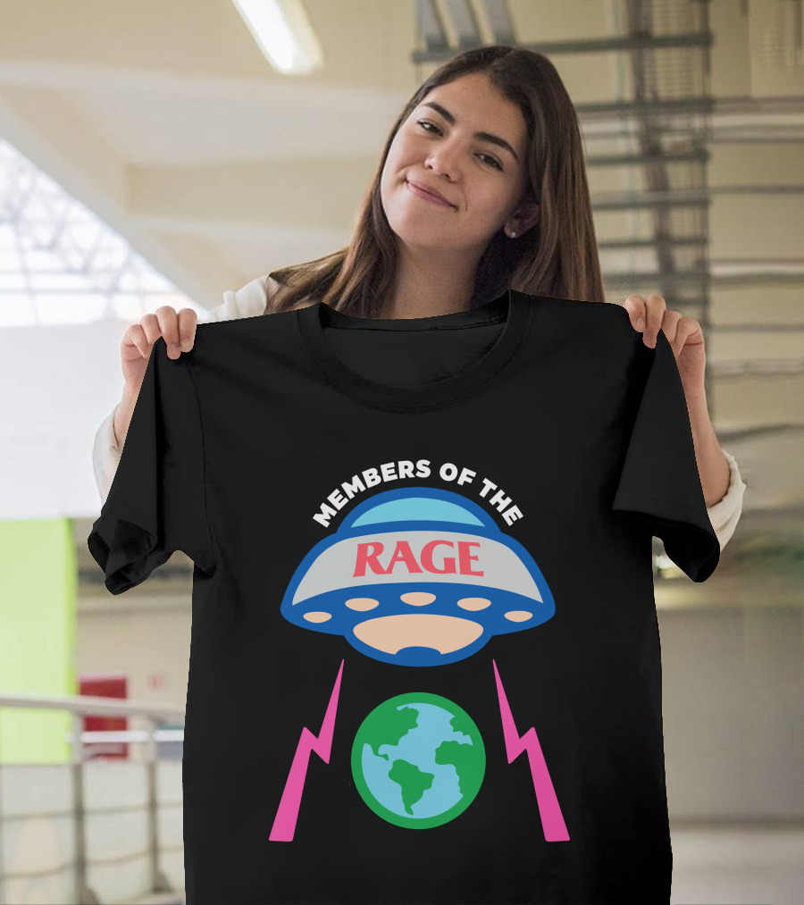 Members Of The Rage UFO Earth Lightning Bolt Kid Cudi T-Shirt
