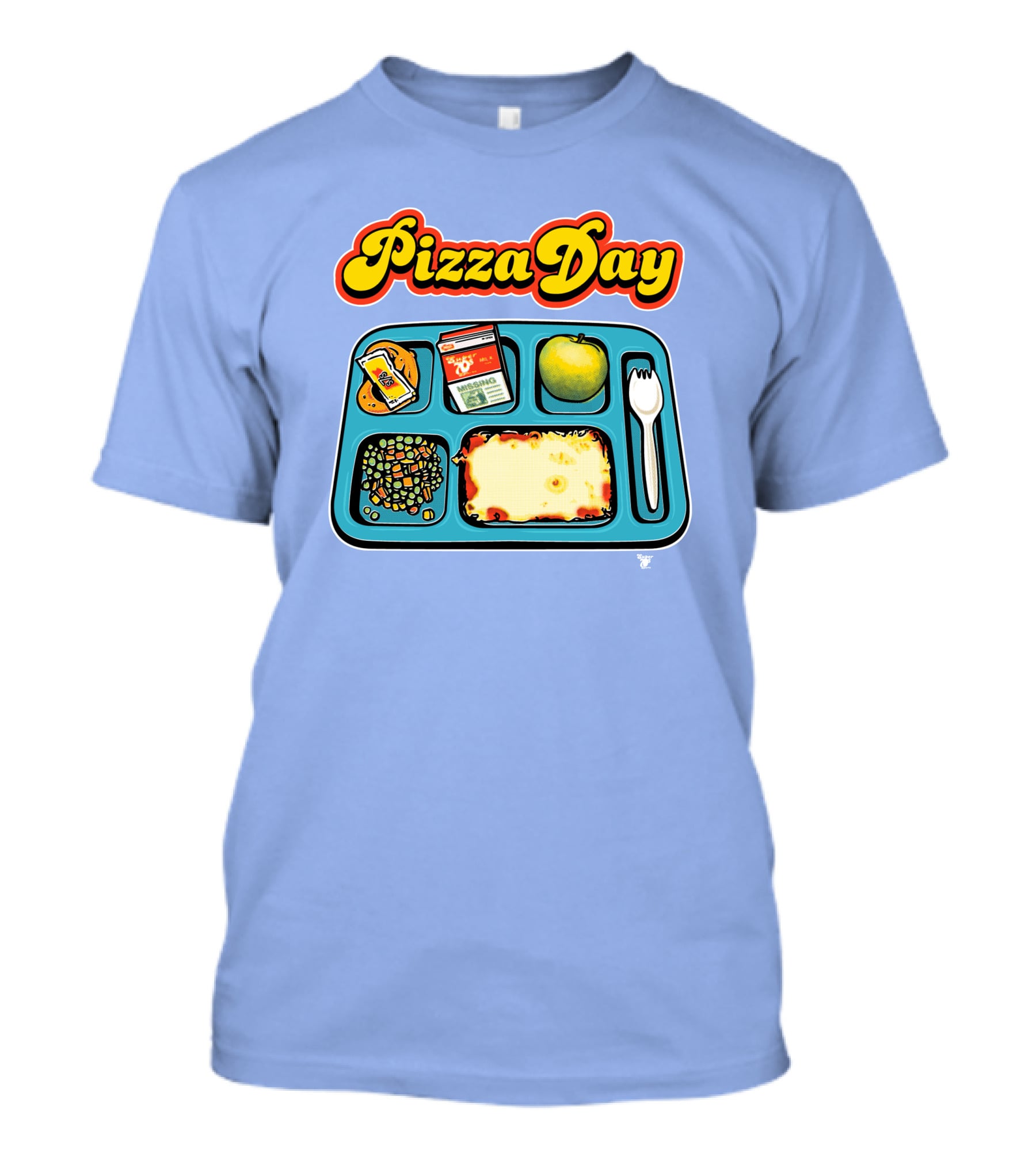 Super 70s Sports Store S7s Pizza Day Lunch Tray T-Shirt