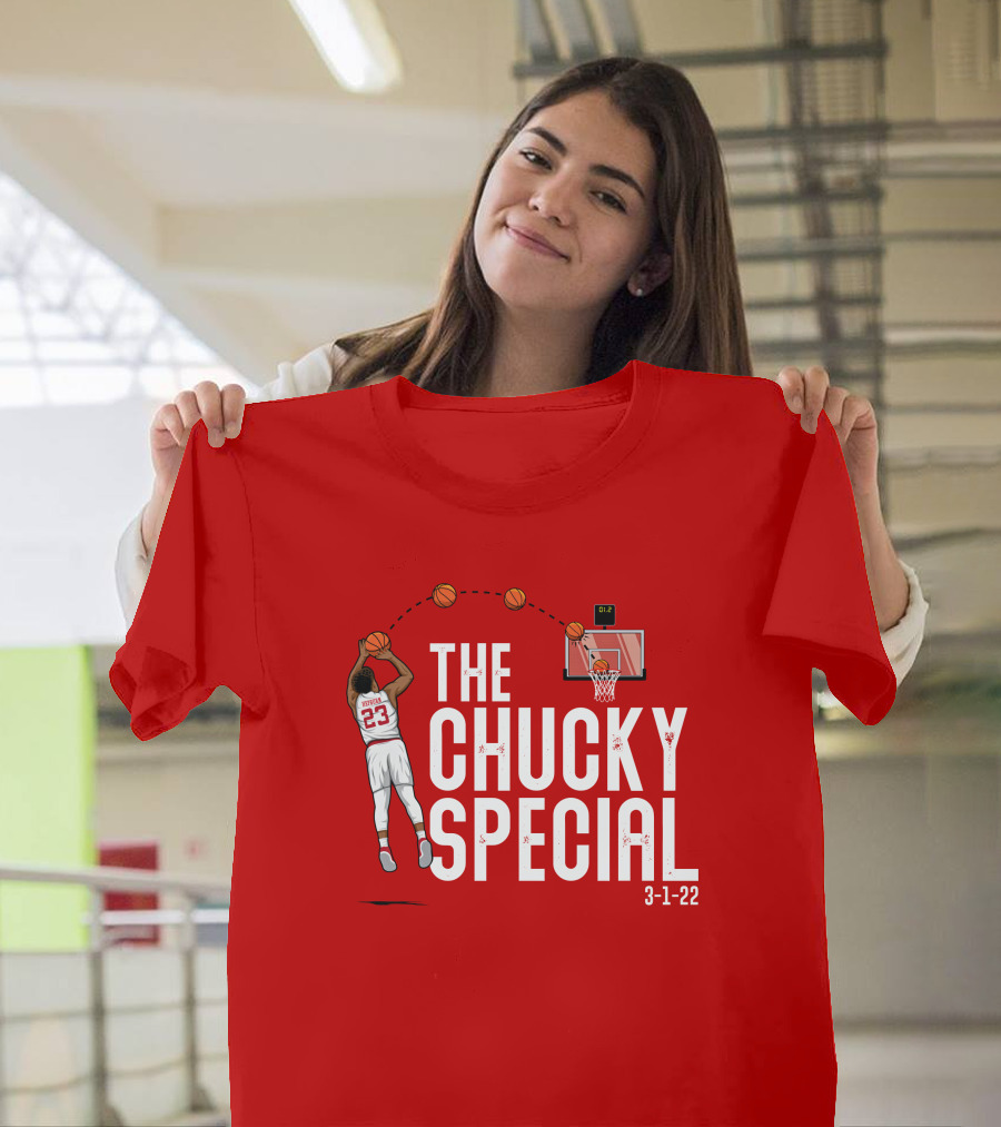 Chucky Hepburn The Chucky Special Basketball Shot 3-1-22 The Players Trunk Merch T-Shirt