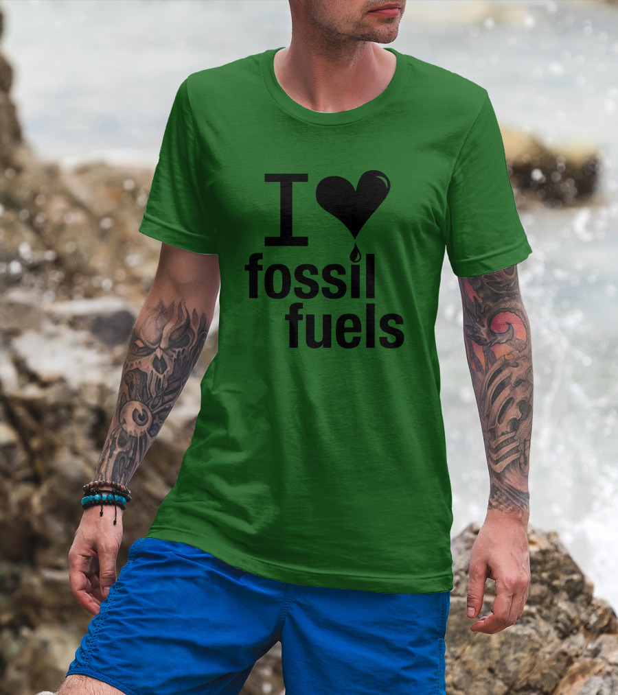 Alex Epstein UFC272 I Love Fossil Fuels Iconic Heart T-Shirt