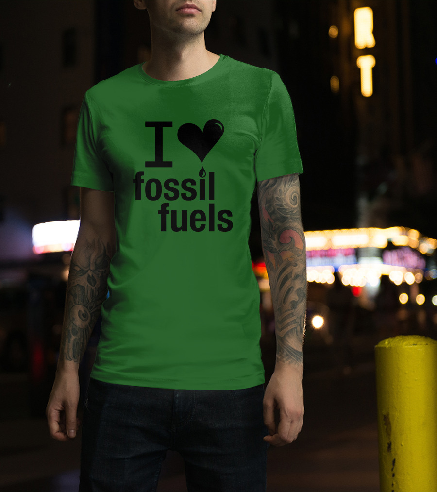 Alex Epstein UFC272 I Love Fossil Fuels Iconic Heart T-Shirt
