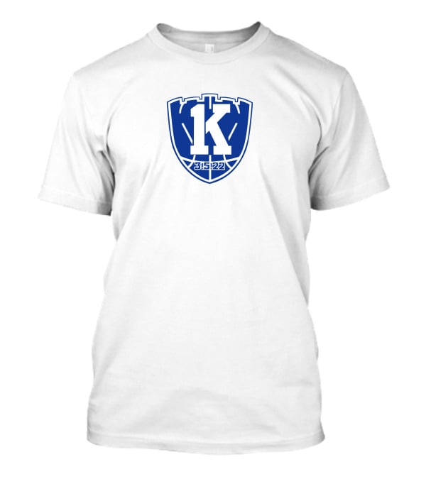Coach K Granddaughter 35-22 Shield T-Shirt