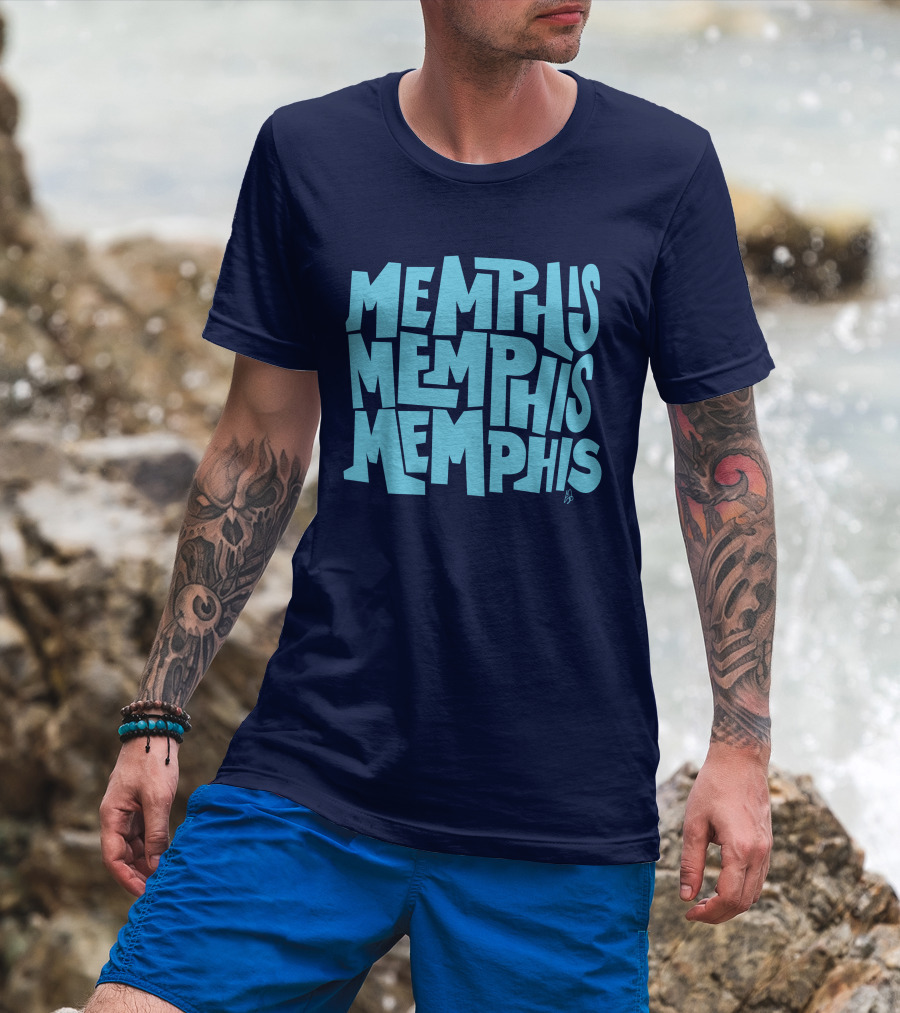 Memphis Memphis Memphis Choose 901 Merch Growl Towel T-Shirt
