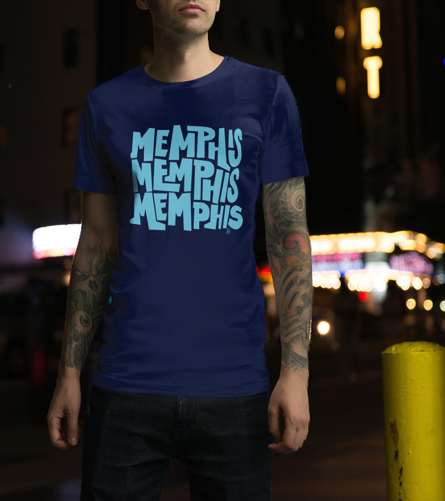 Memphis Memphis Memphis Choose 901 Merch Growl Towel T-Shirt