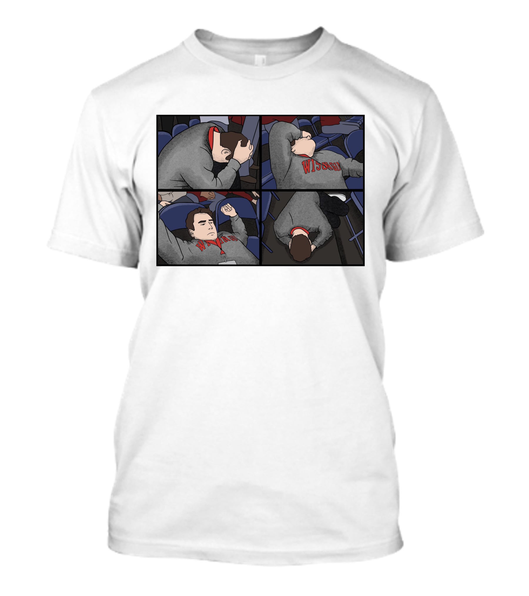 Meltdown Wisconsin Fan Pardon My Take Hank Lockwood T-Shirt