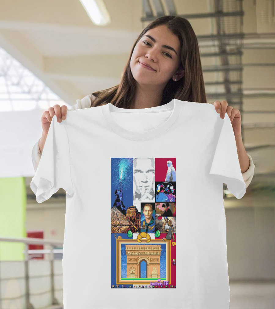 France Twitch FR Netflix Paris Arc de Triomphe T-Shirt