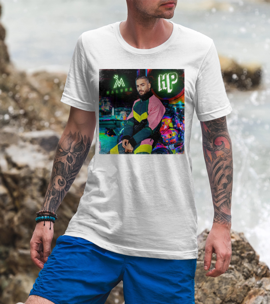 HP Maluma Neon Style Bright Colors T-Shirt