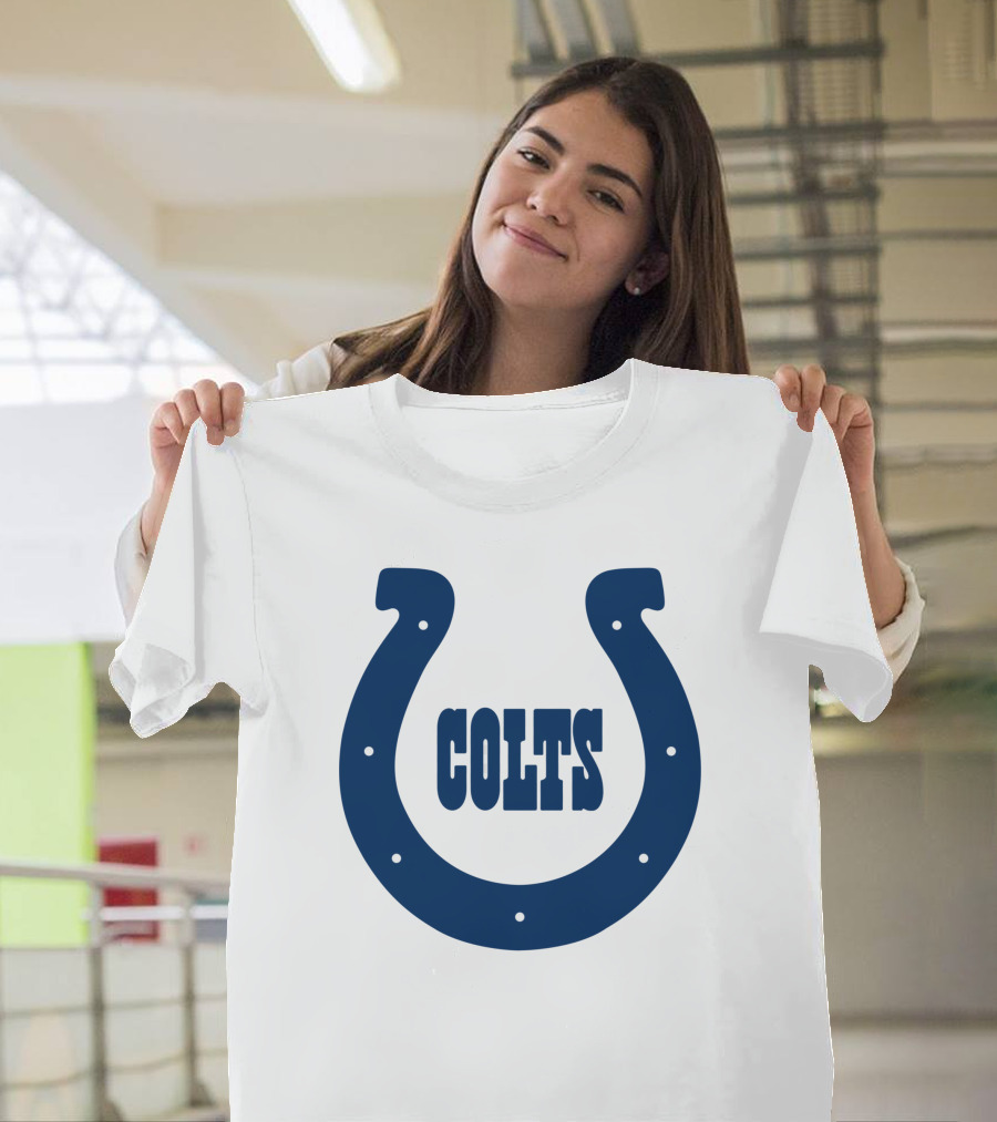 Indianapolis Colts Colts Horseshoe Logo Football Team T-Shirt