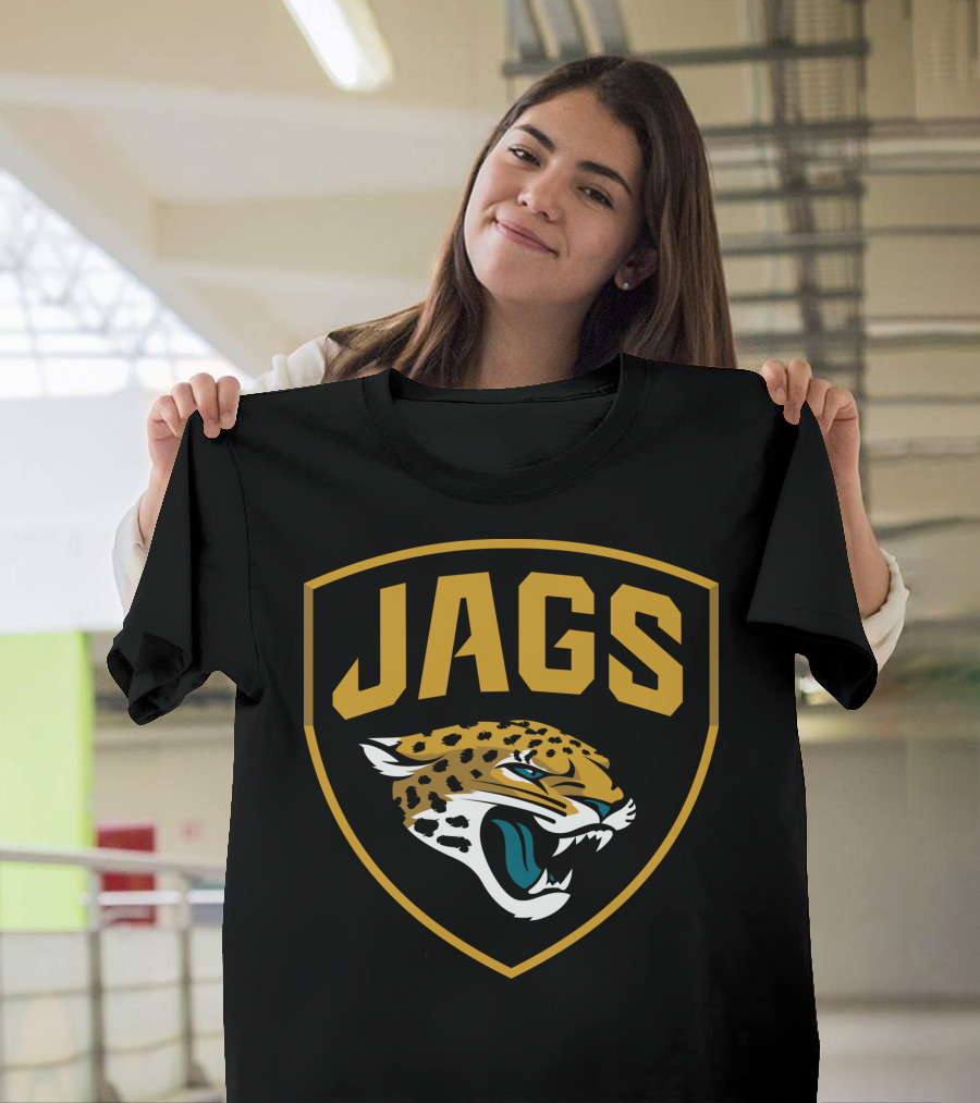 Jags Jacksonville Jaguars Logo Football Team T-Shirt