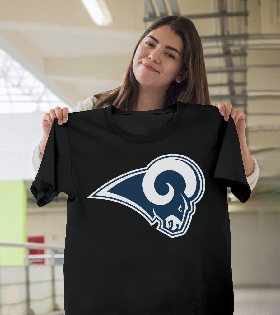 Los Angeles Rams Football Team Logo Sports T-Shirt