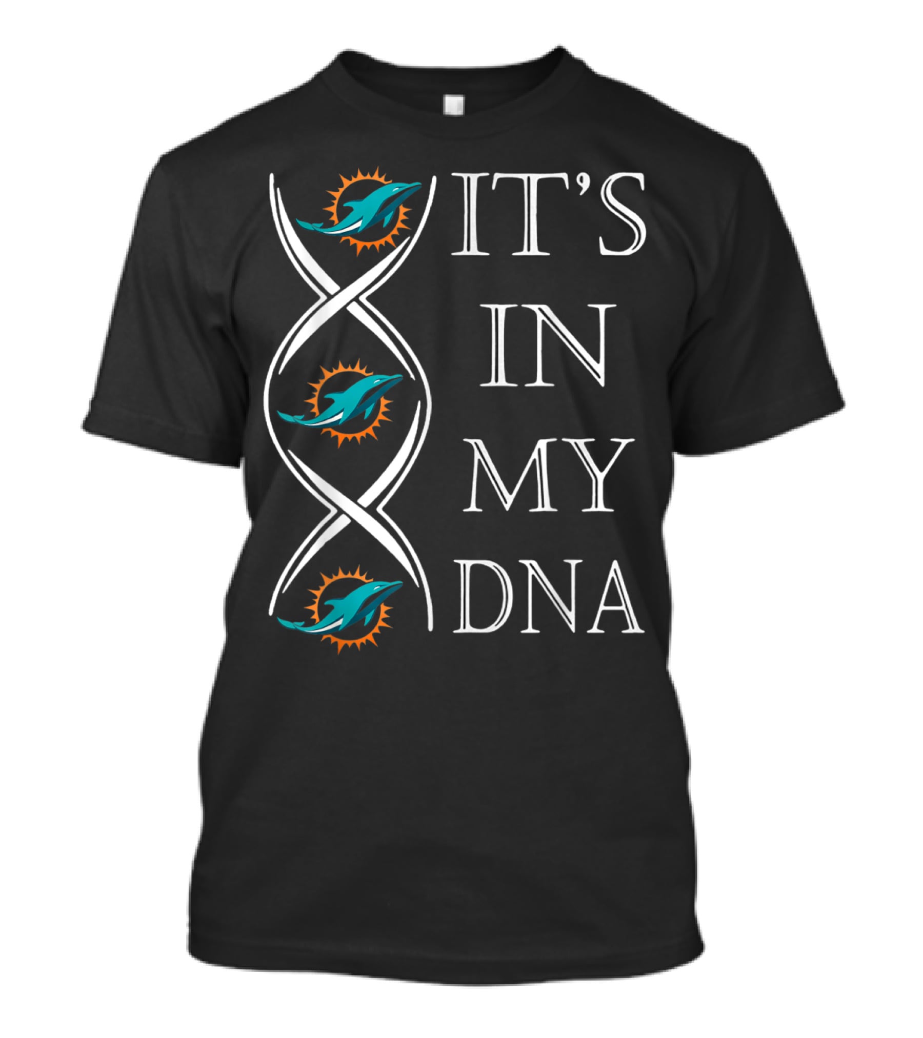 It's In My DNA Miami Dolphins Football Christmas T-Shirt