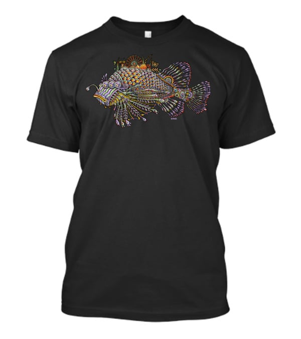 Emek Fish Emek Artman Psychedelic Fish T-Shirt