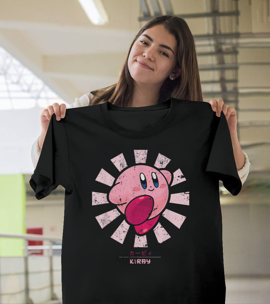 Kirby KIRBY Retro Style Burst T-Shirt