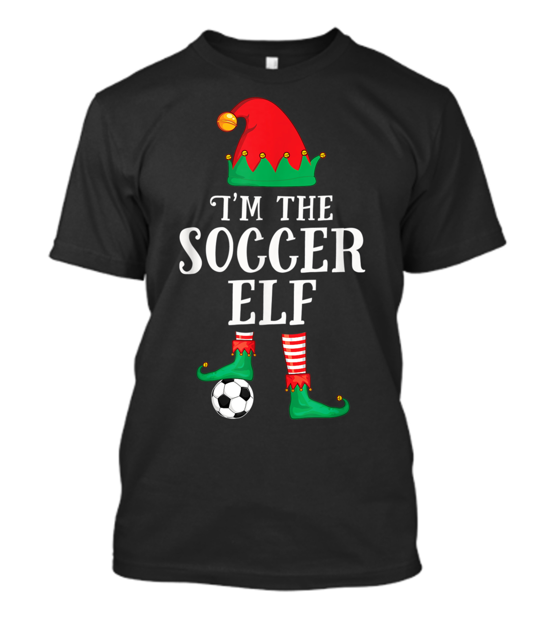 I'm The Soccer Elf Christmas Sport Festive Football T-Shirt
