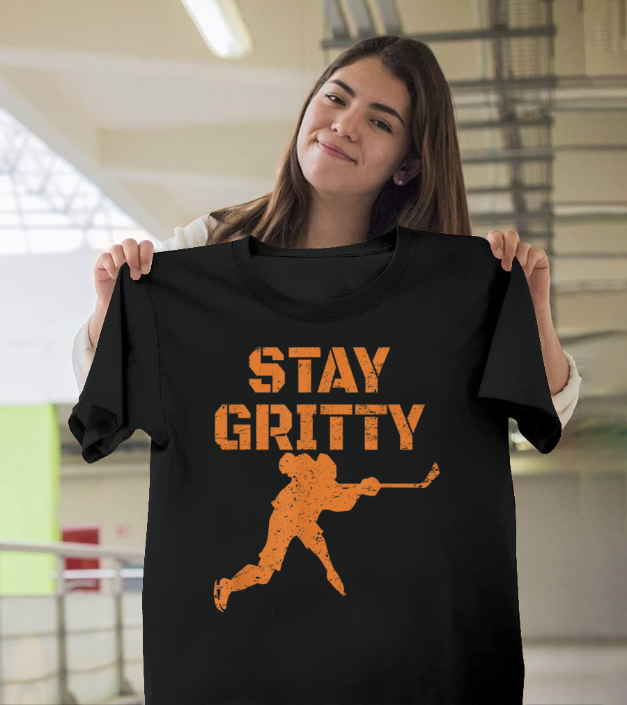 STAY GRITTY Ice Hockey Philly Player T-Shirt