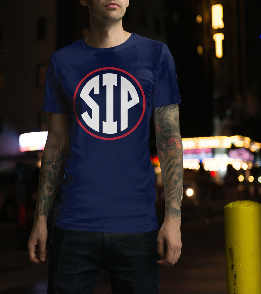 Ole Miss SIP Circle SEC-Inspired T-Shirt