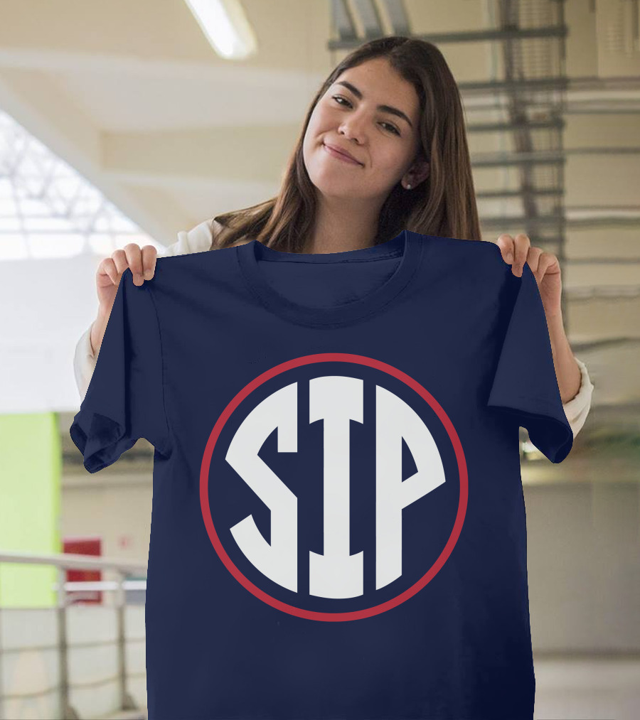 Ole Miss SIP Circle SEC-Inspired T-Shirt