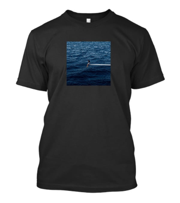 SZA SOS Album Cover Sitting On Diving Board Over Ocean T-Shirt