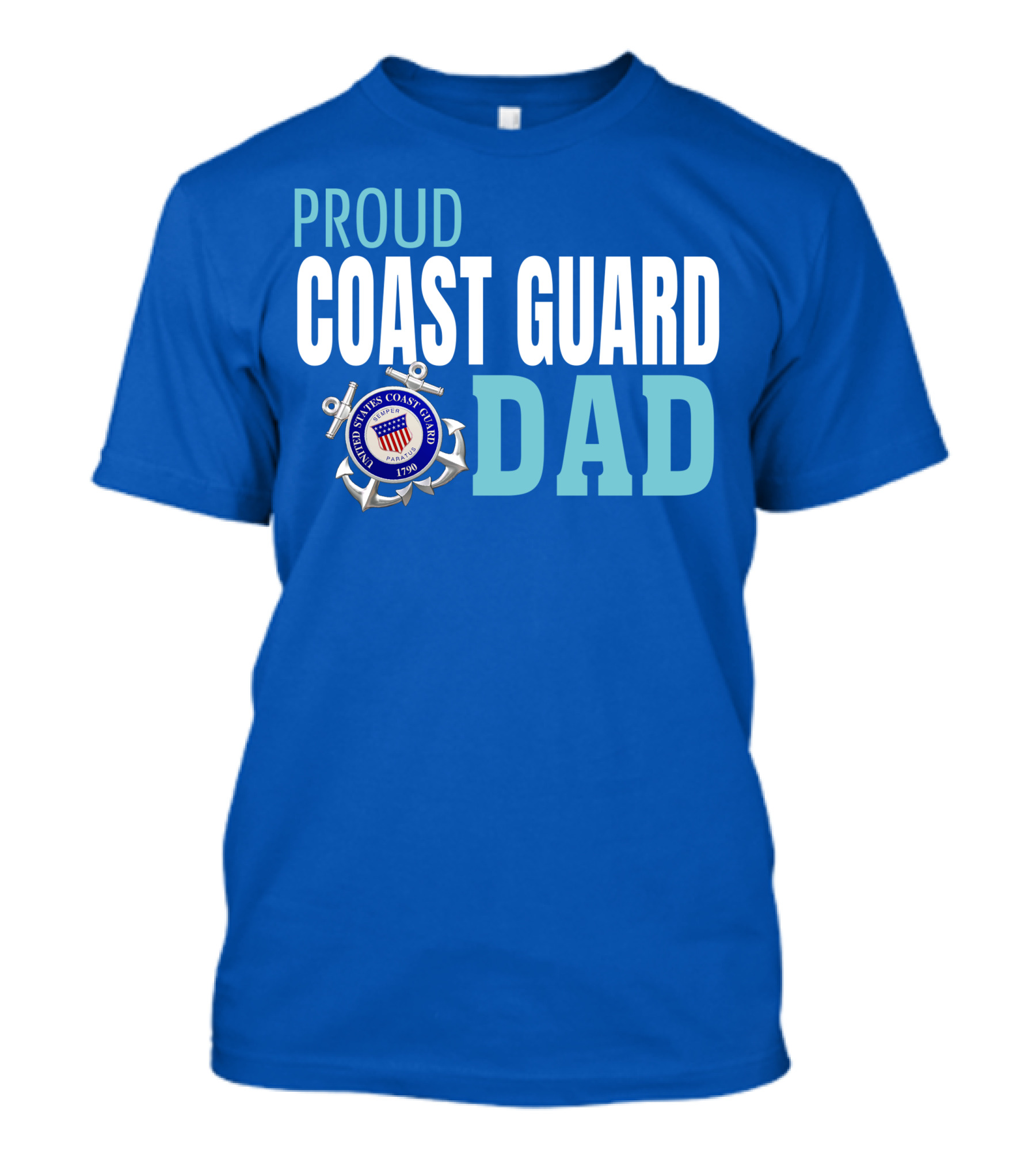 Proud United States Coast Guard Dad 1790 T-Shirt