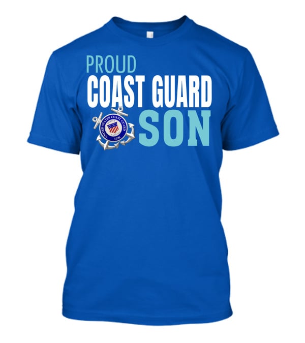 Proud Coast Guard Son United States Coast Guard 1790 T-Shirt