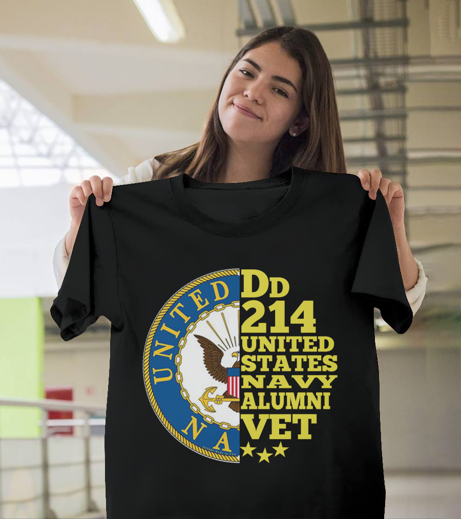 Dd 214 United States Navy Alumni Vet T-Shirt