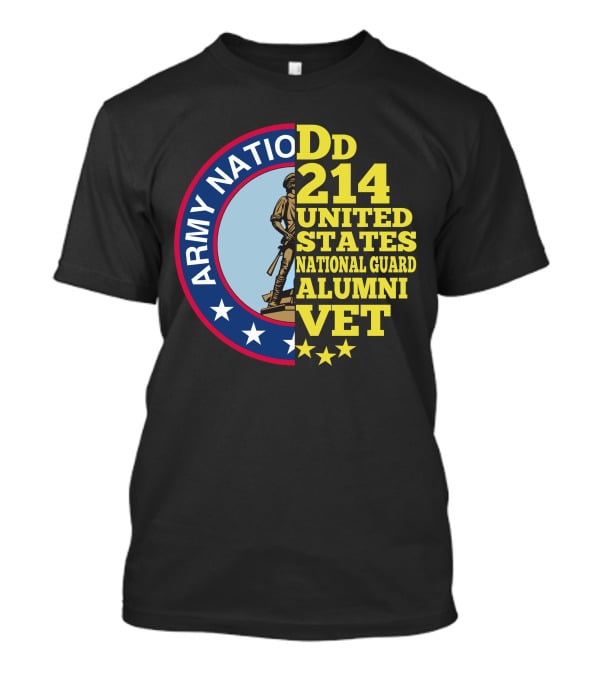 DD 214 United States Army National Guard Alumni Vet T-Shirt