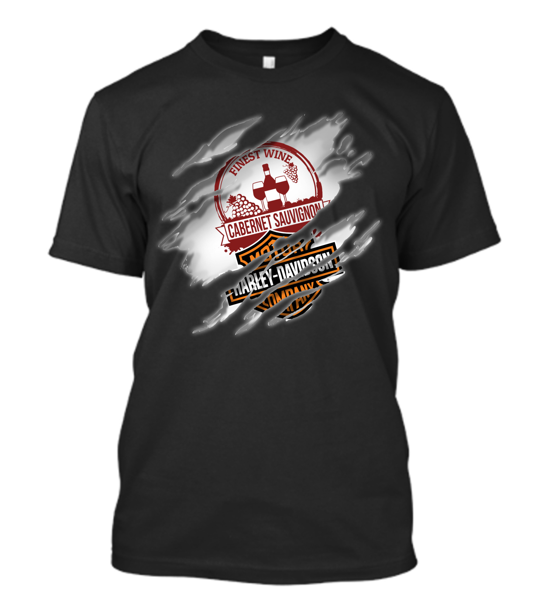 Finest Wine Cabernet Sauvignon Harley Davidson T-Shirt