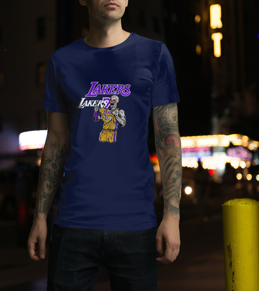 Warren Lotas Lakers Skeleton Basketball Player L7 T-Shirt